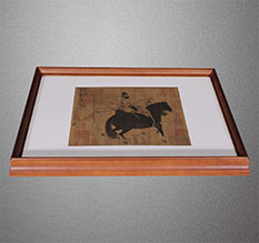 五华书画装裱配框服务案例